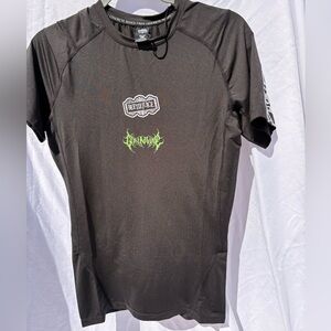 Civil Regime-Black–Serpent Core Compression Shirt (Beetlejuice Collab) – M – NWT